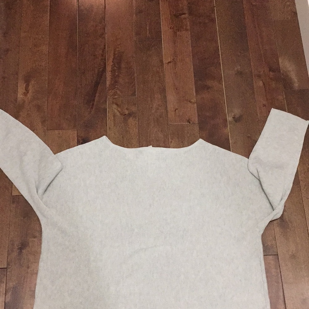 H&M Ribbed Sweater-Gray-Size L - Picture 5 of 6